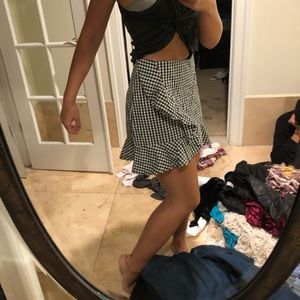 Gingham skirt